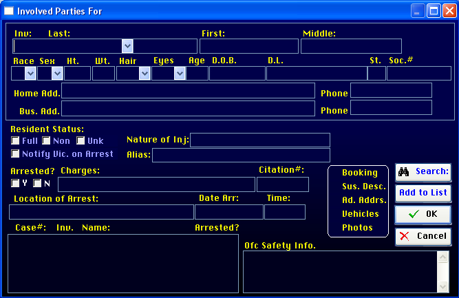 Police database software